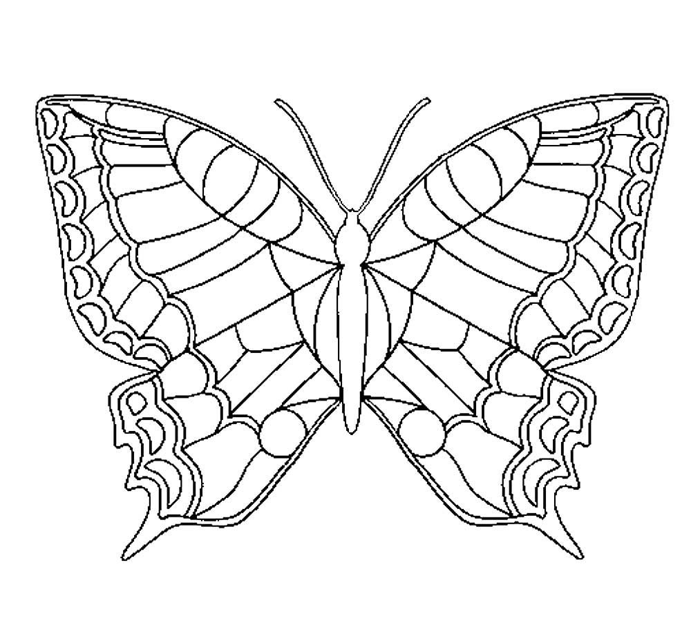 Бабочка из треугольников
