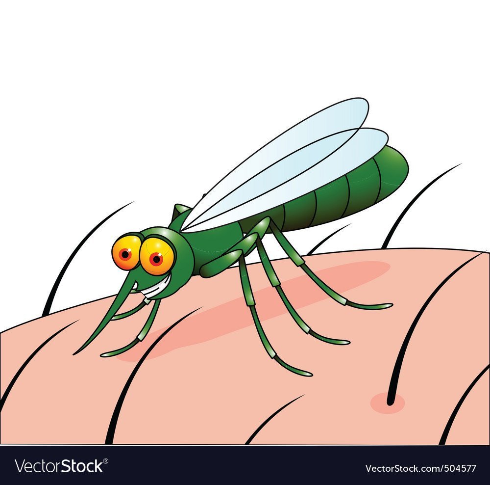 Маска комара для детей