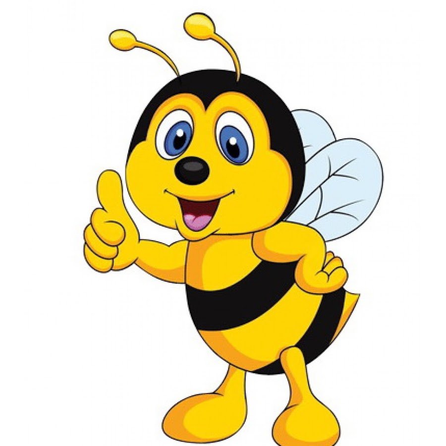 Пчёлка мультяшная милая