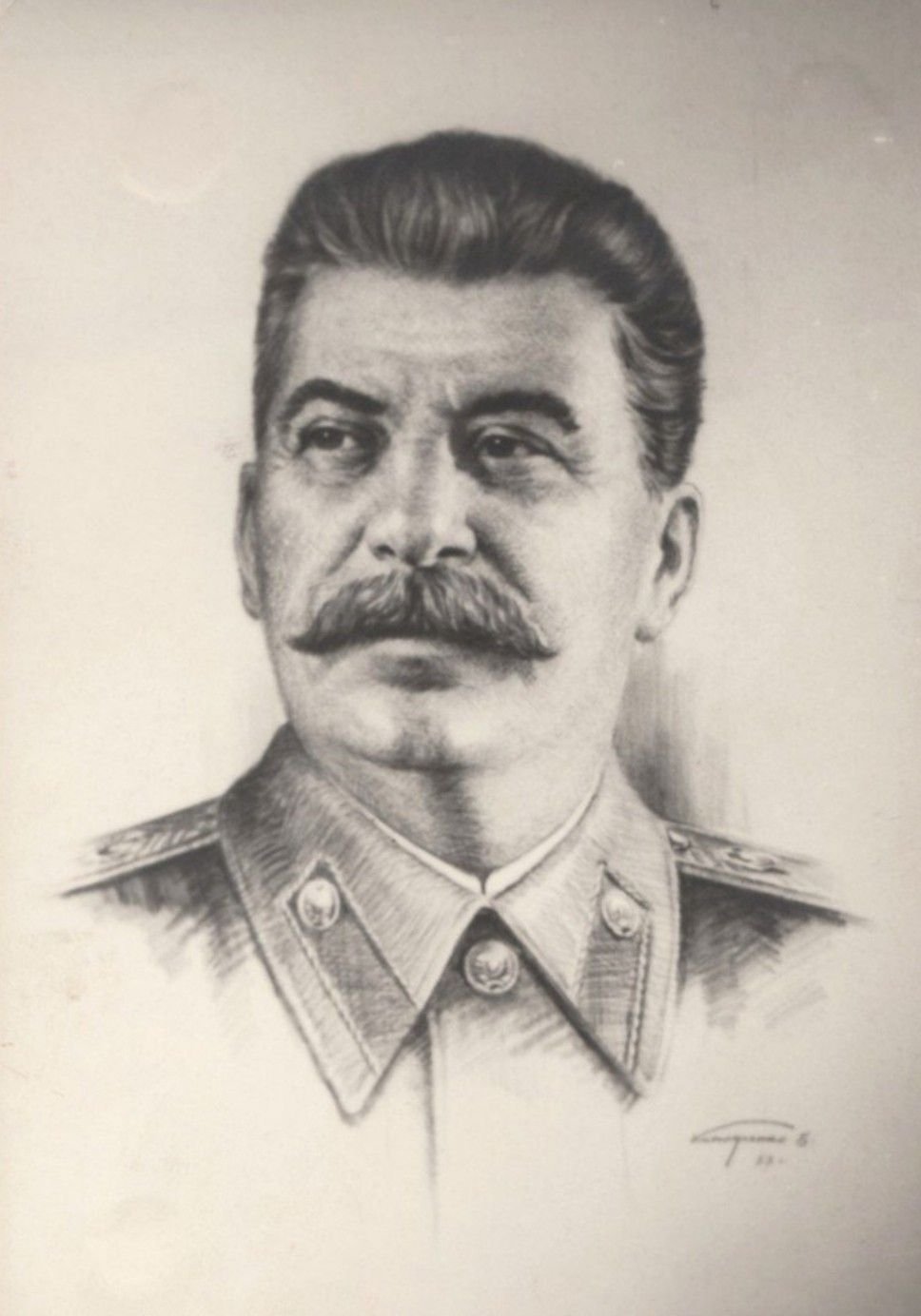 Сталин Иосиф Виссарионович рисунок