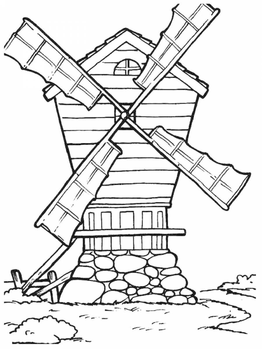 Саврасов ветряная мельница