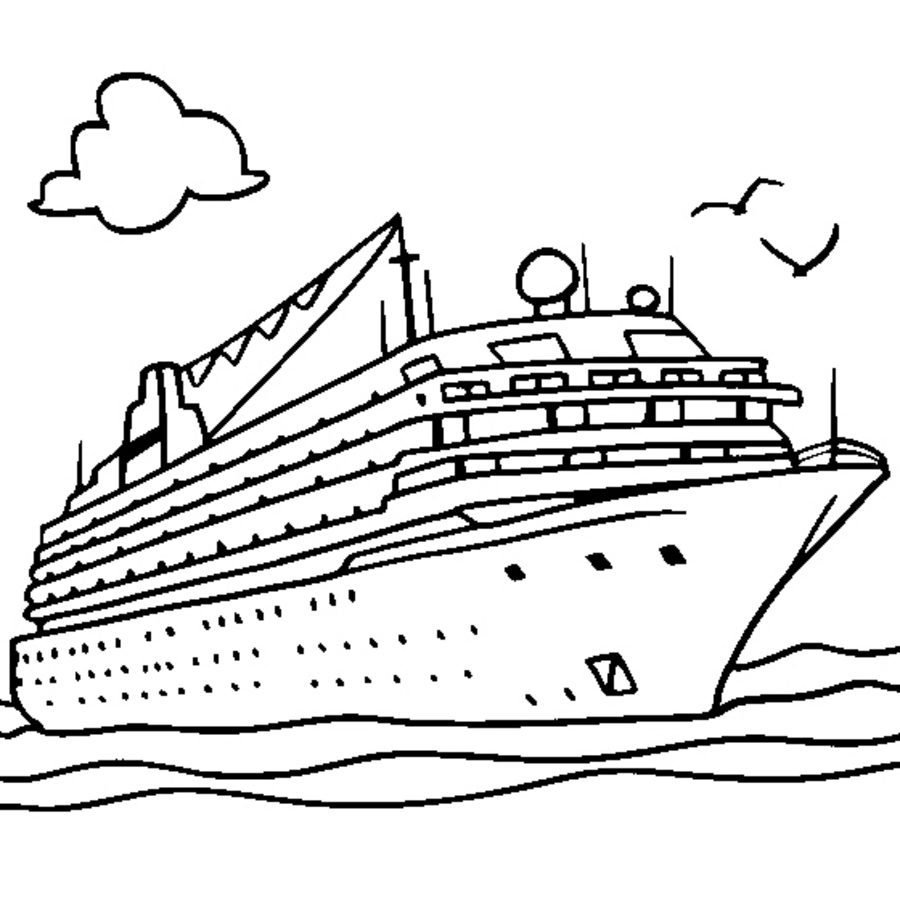 Разукрашки Титаник