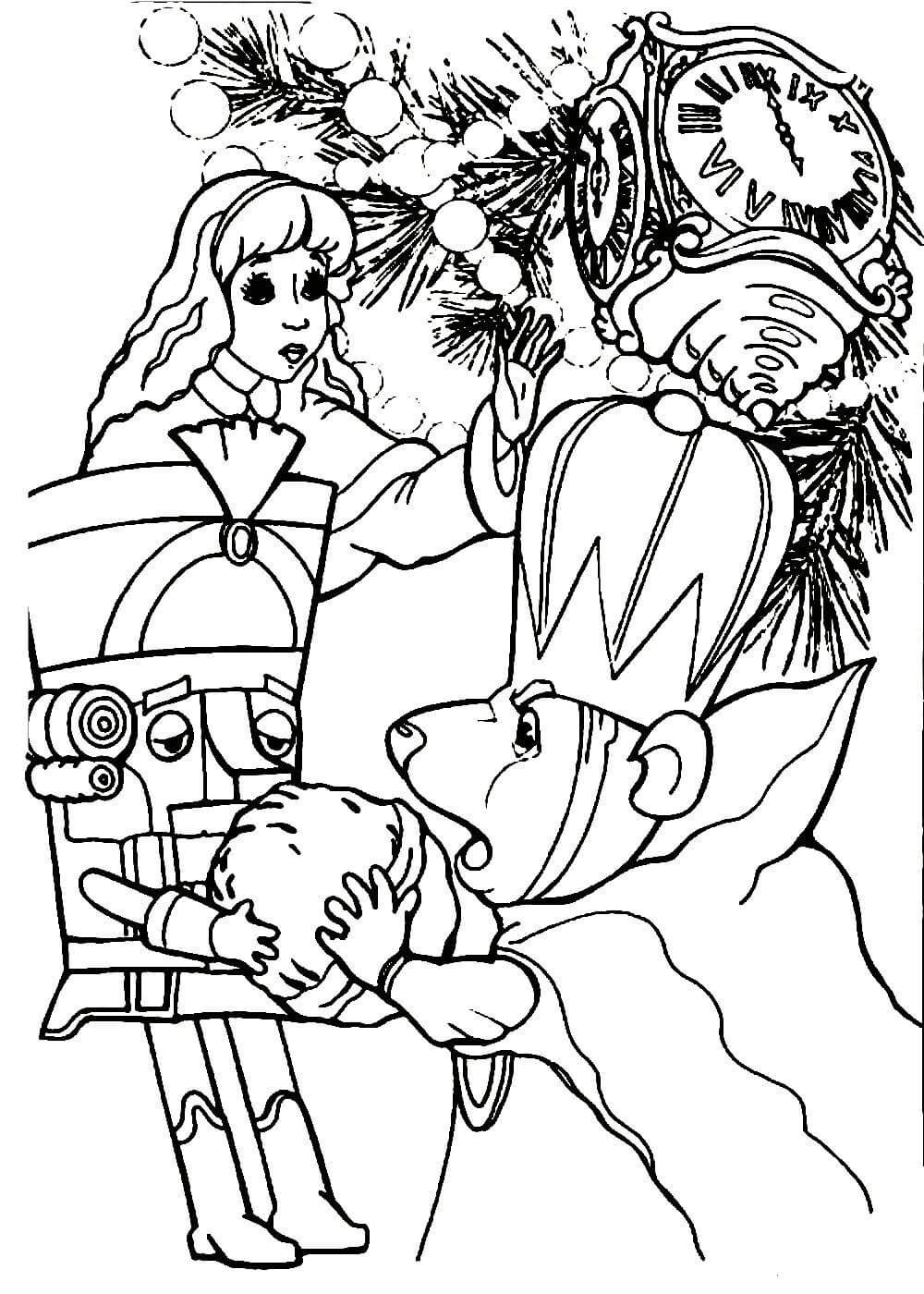Раскраски по сказке Щелкунчик и мышиный Король