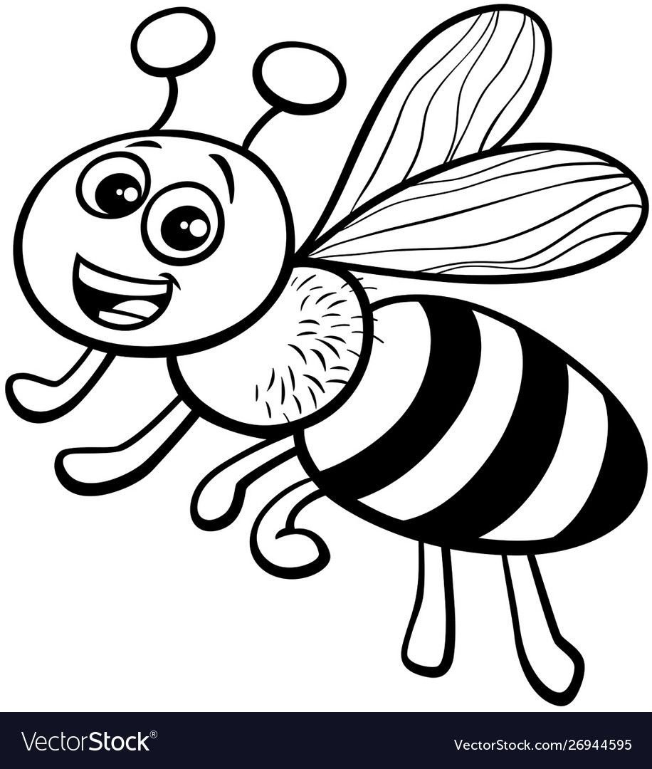 Раскрасить пчелок