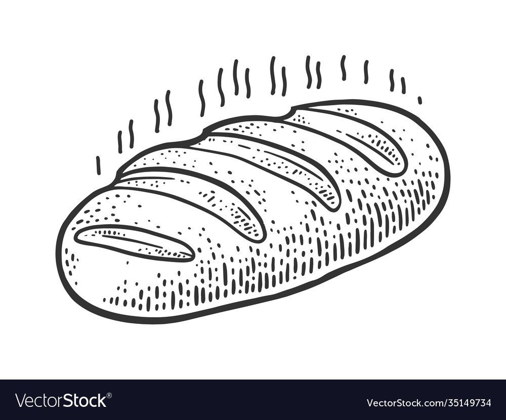 Рисунок карандаш гравюра хлеб