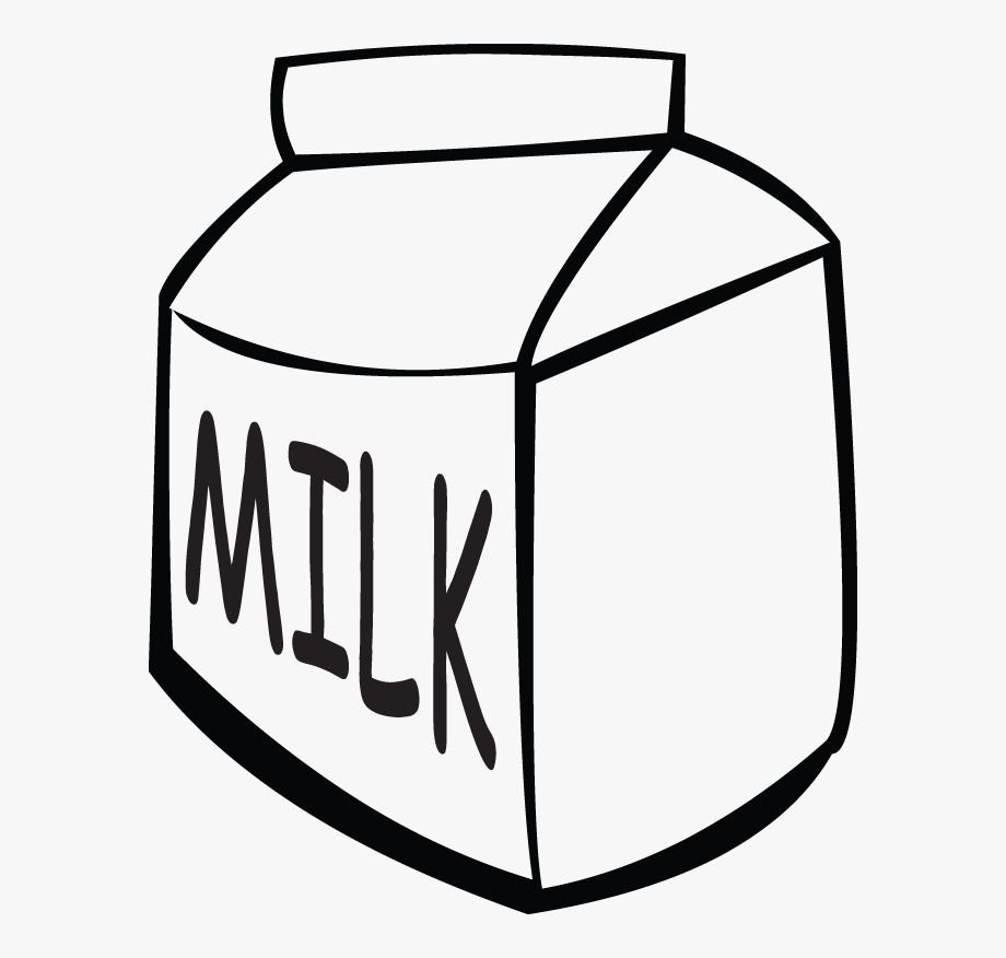 Молоко раскраска для детей