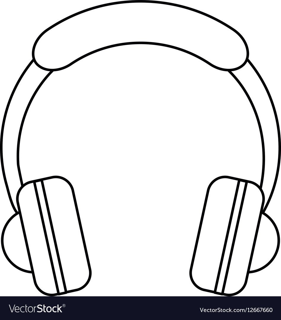 Headphones picture for Kids Black and White