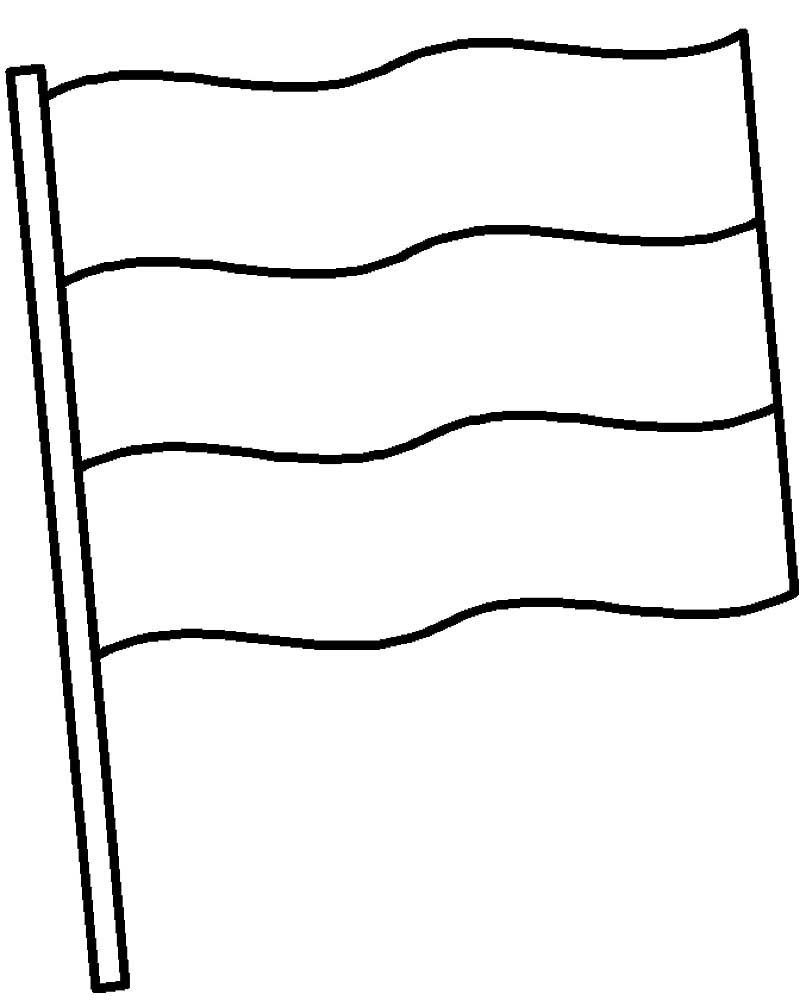 Развивающийся флаг рисунок