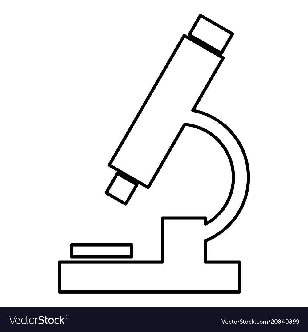 Микроскоп раскраска для детей