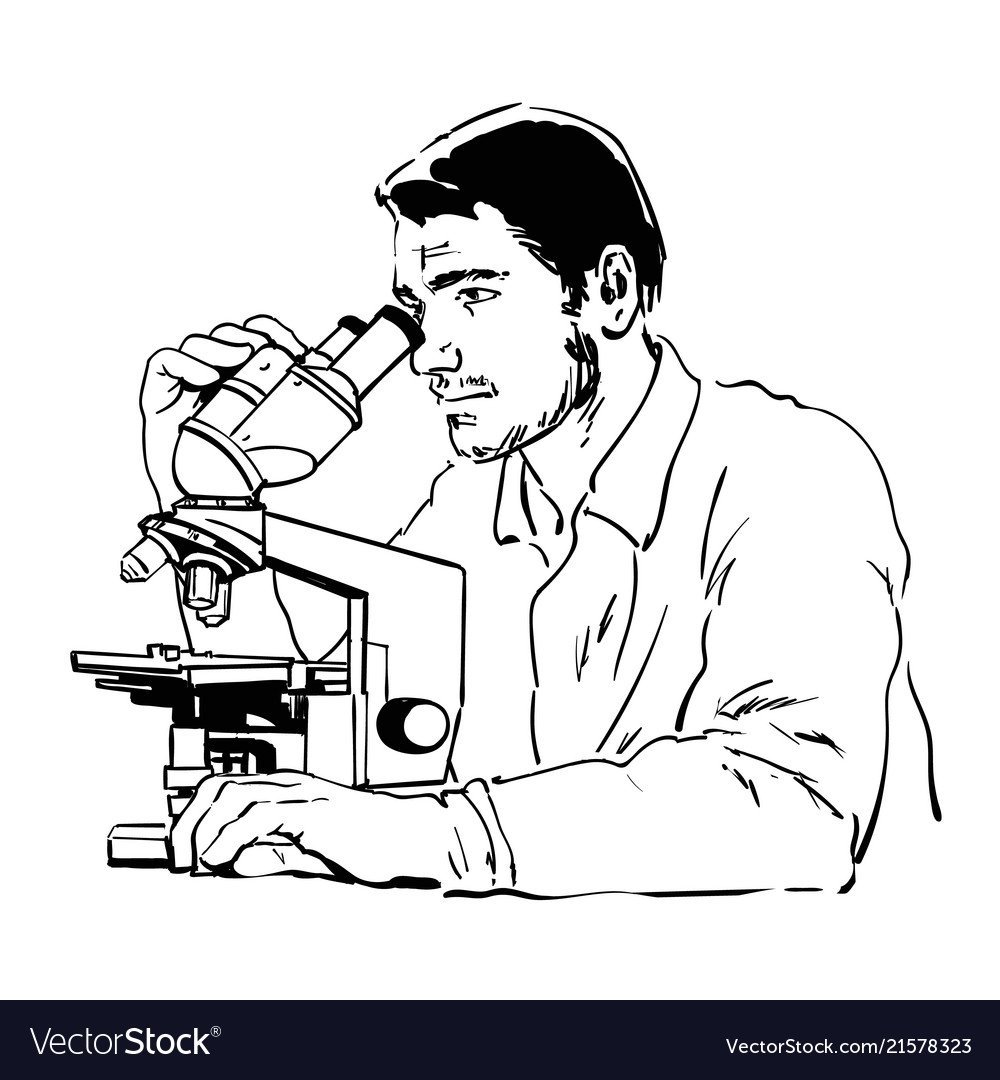 Зарисовать микроскоп