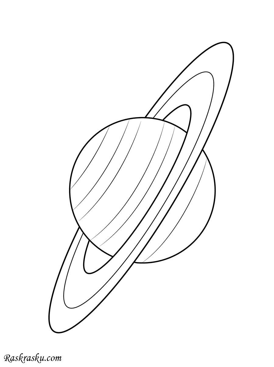 Эскиз планеты Сатурн