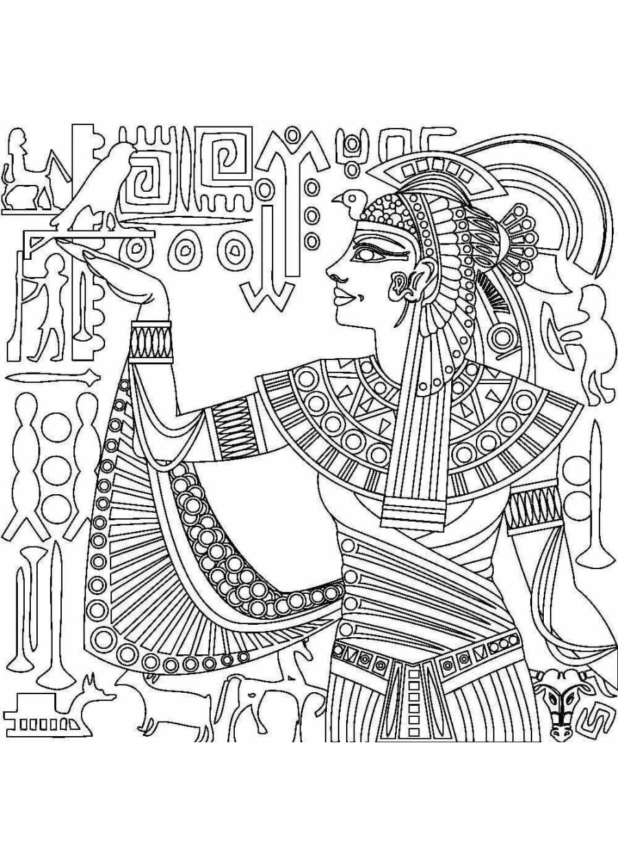 Эскизы символов древнего Египта