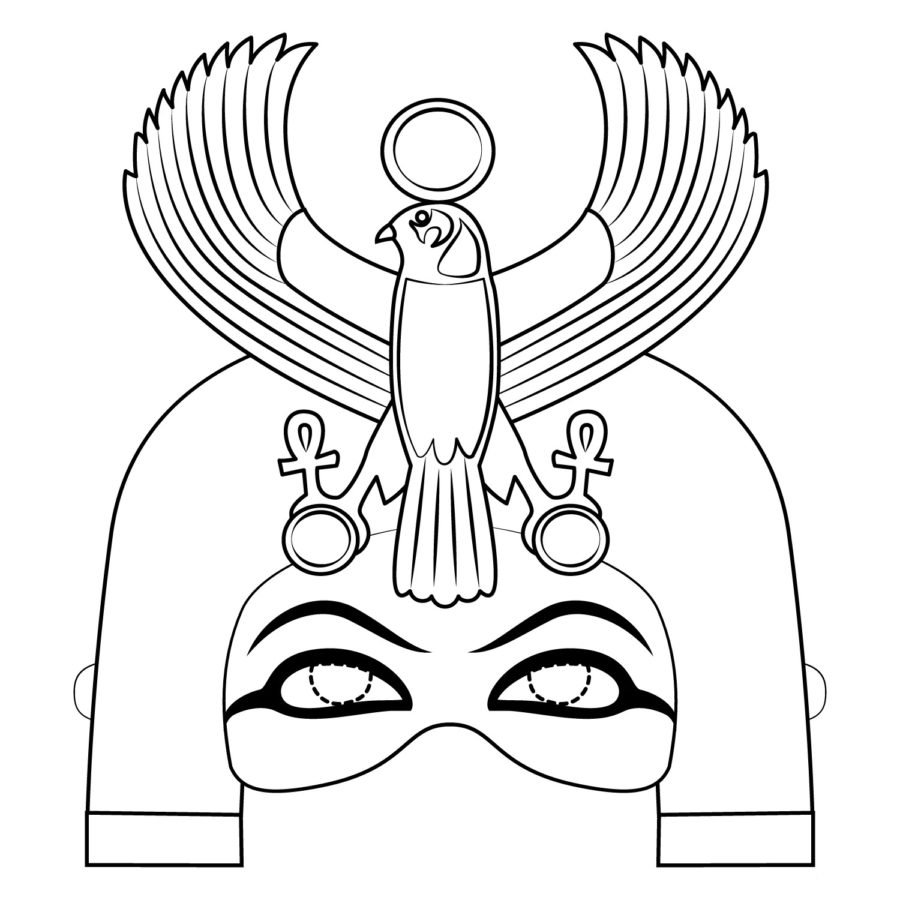 Искусство древнего Египта раскраска