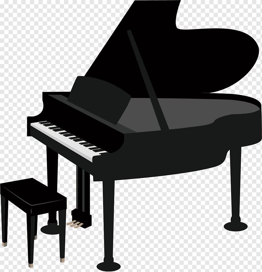 Пианино раскраска