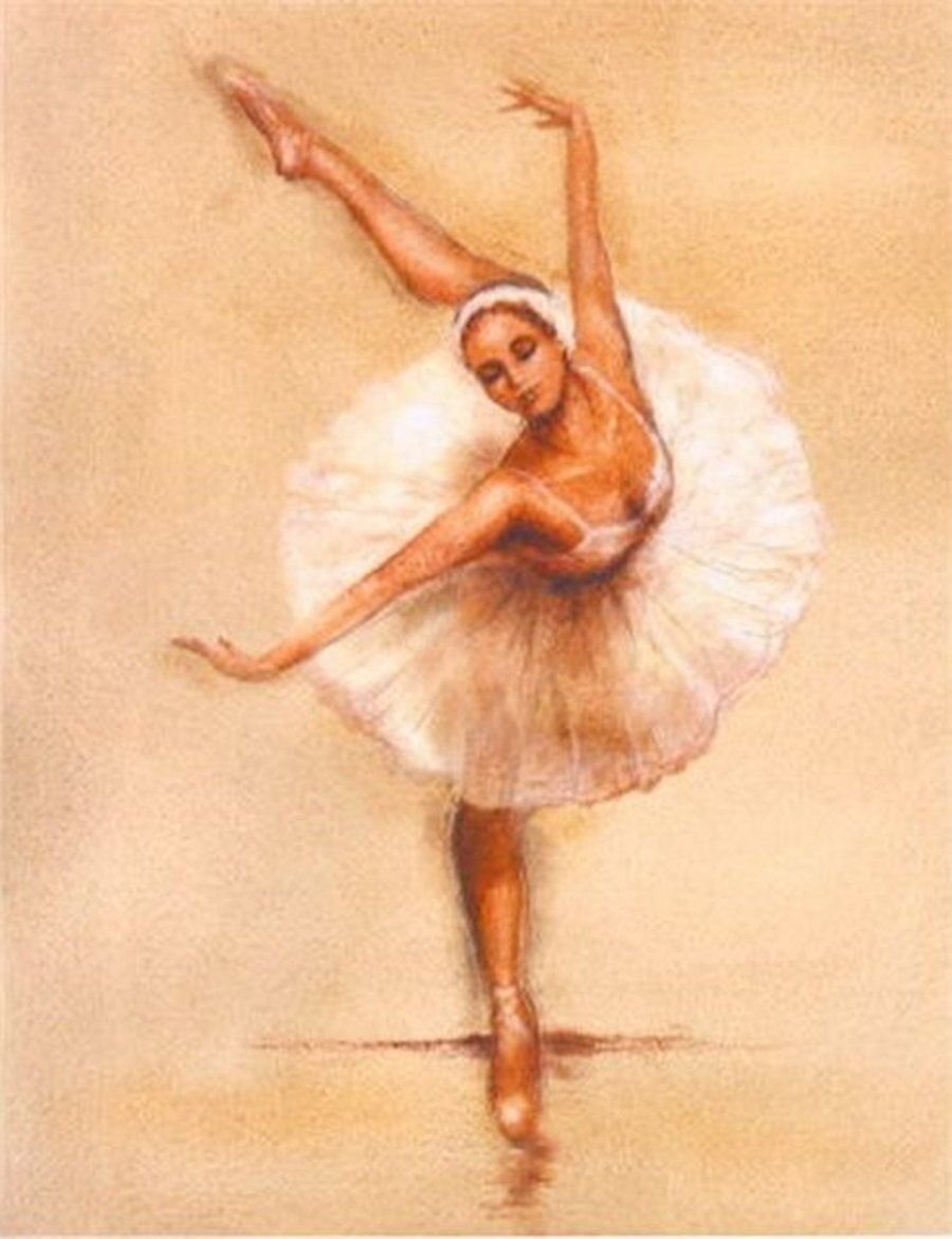 Раскраска "балерины"