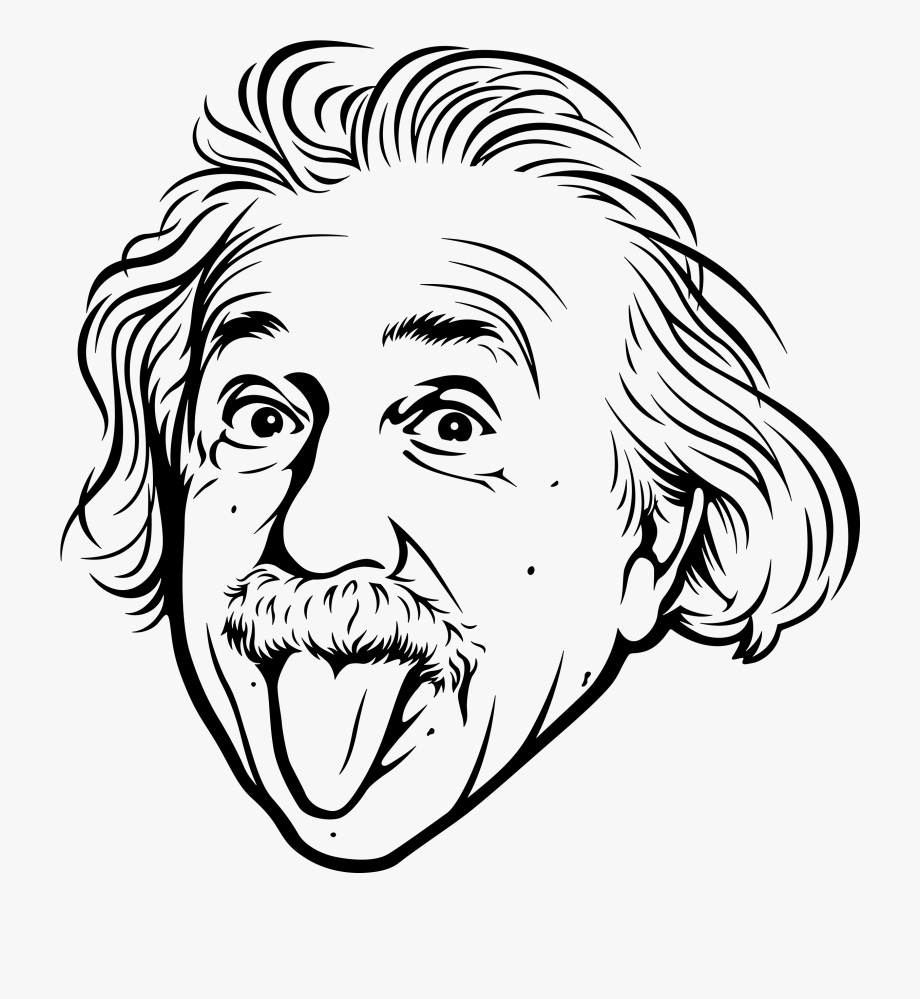 Альберт Эйнштейн мультяшный