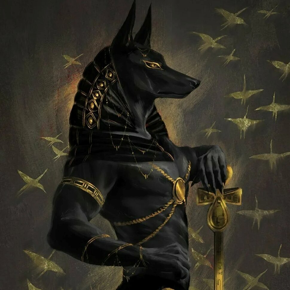 Бог Анубис в древнем Египте фото