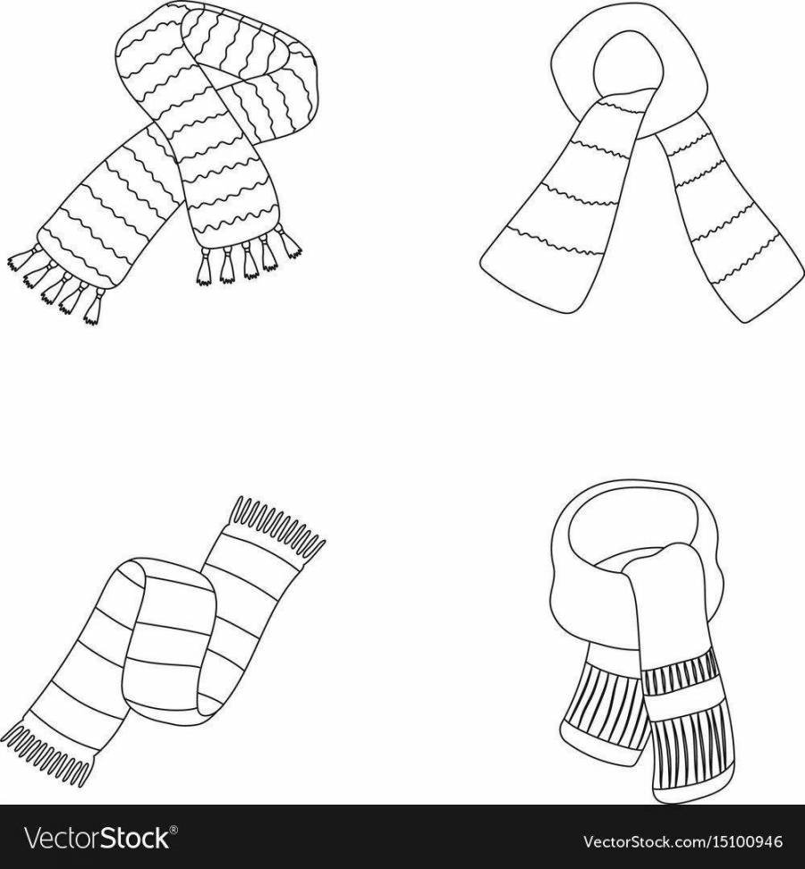 Шелковый шарфик иконка