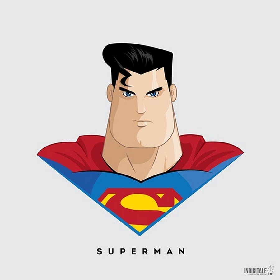 Супермен Генри Кавилл рисунок