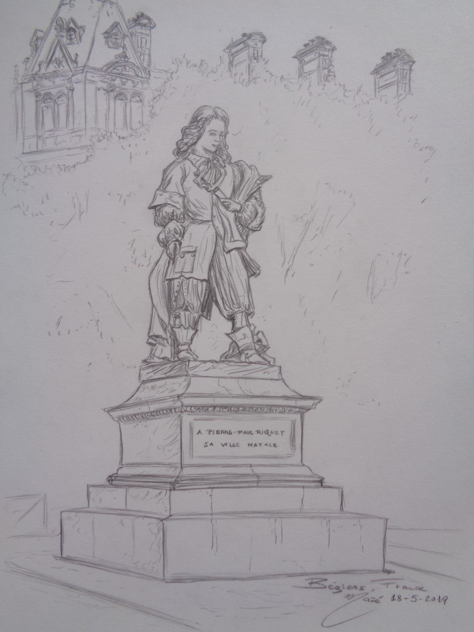 Рисунок на памятник учителю