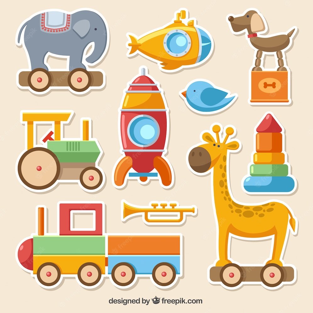 Иллюстрации игрушек для детей
