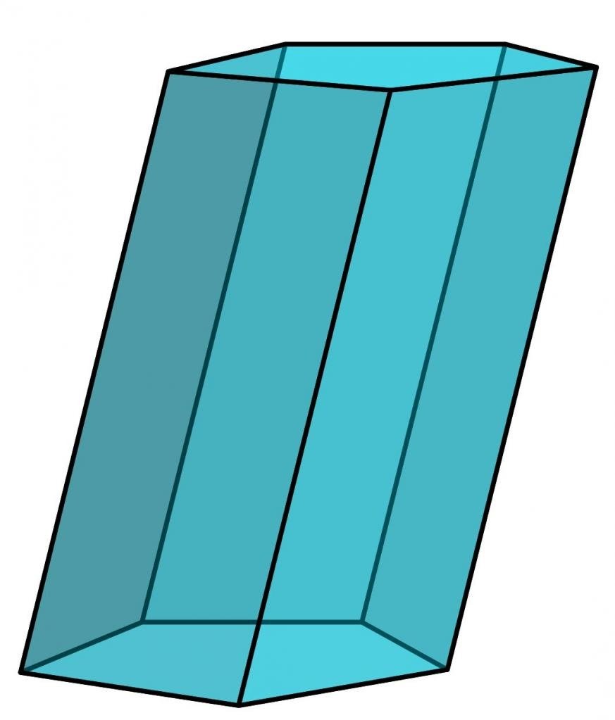 Наклонная пятиугольная Призма