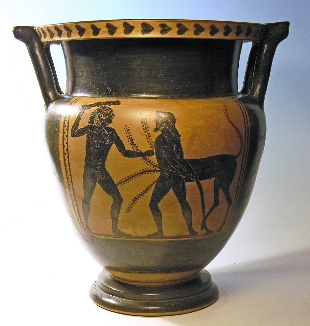 Минотавр древняя Греция вазопись
