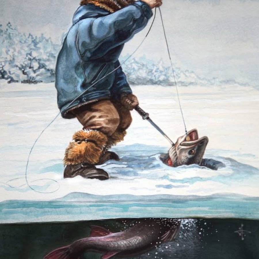 Охота и рыбалка вектор
