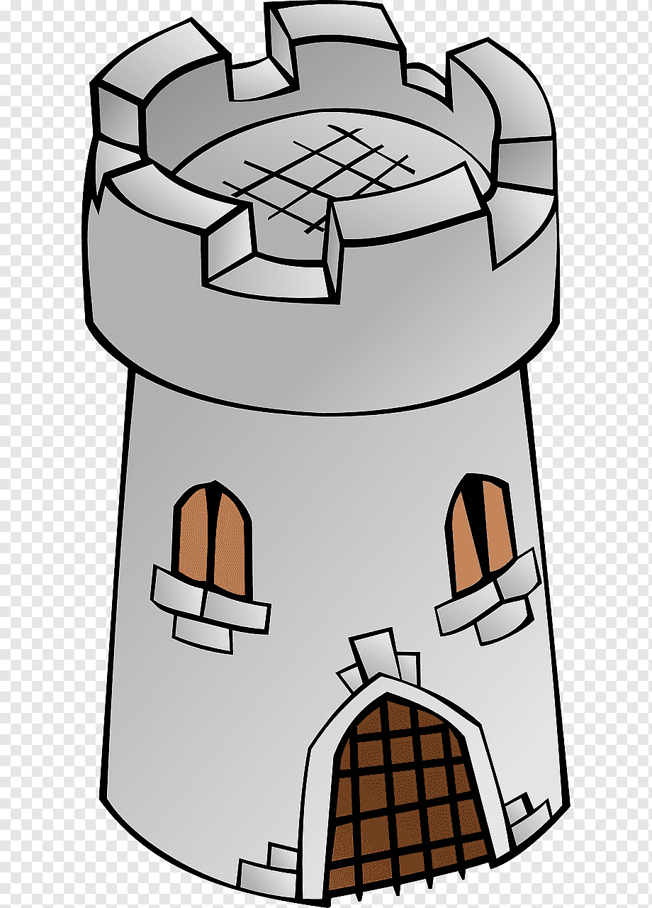 Каменная башня мультяшная