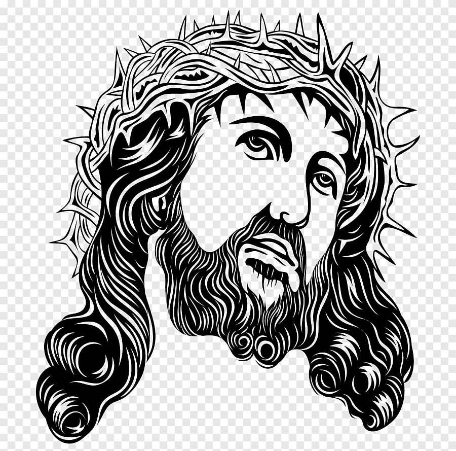 Иисус Христос на кресте рисунок карандашом