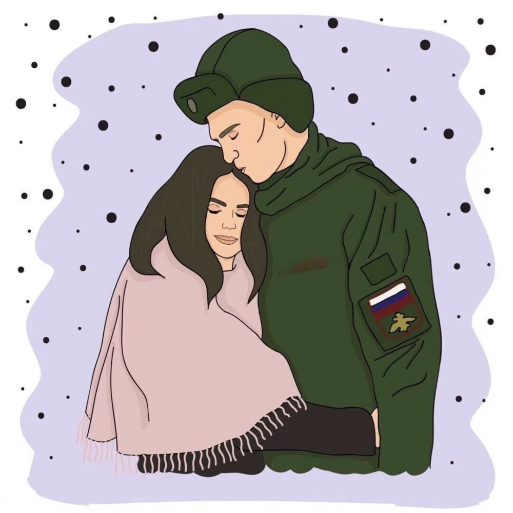 Рисунок солдату