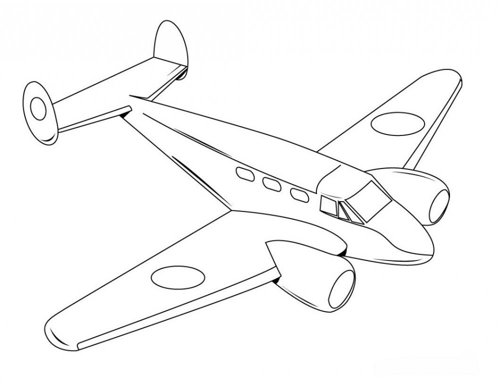 Самолет для рисования для детей
