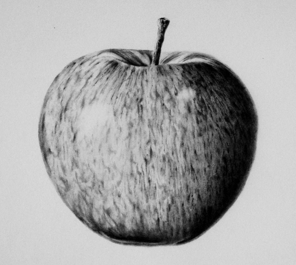 Уроки рисования яблоко