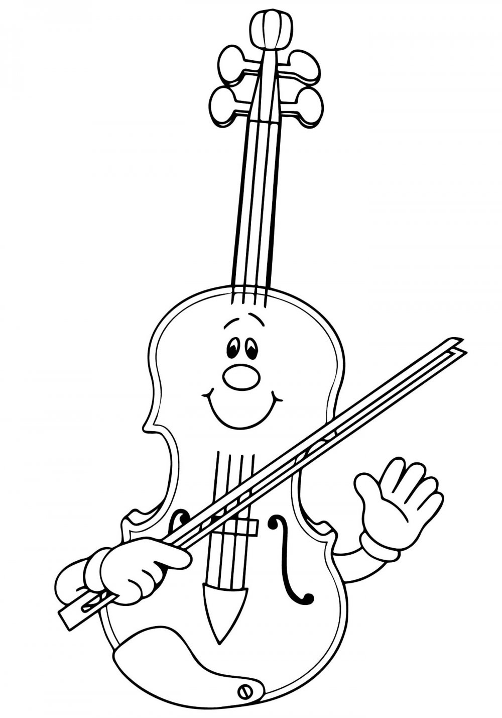 Как нарисовать скрипку поэтапно