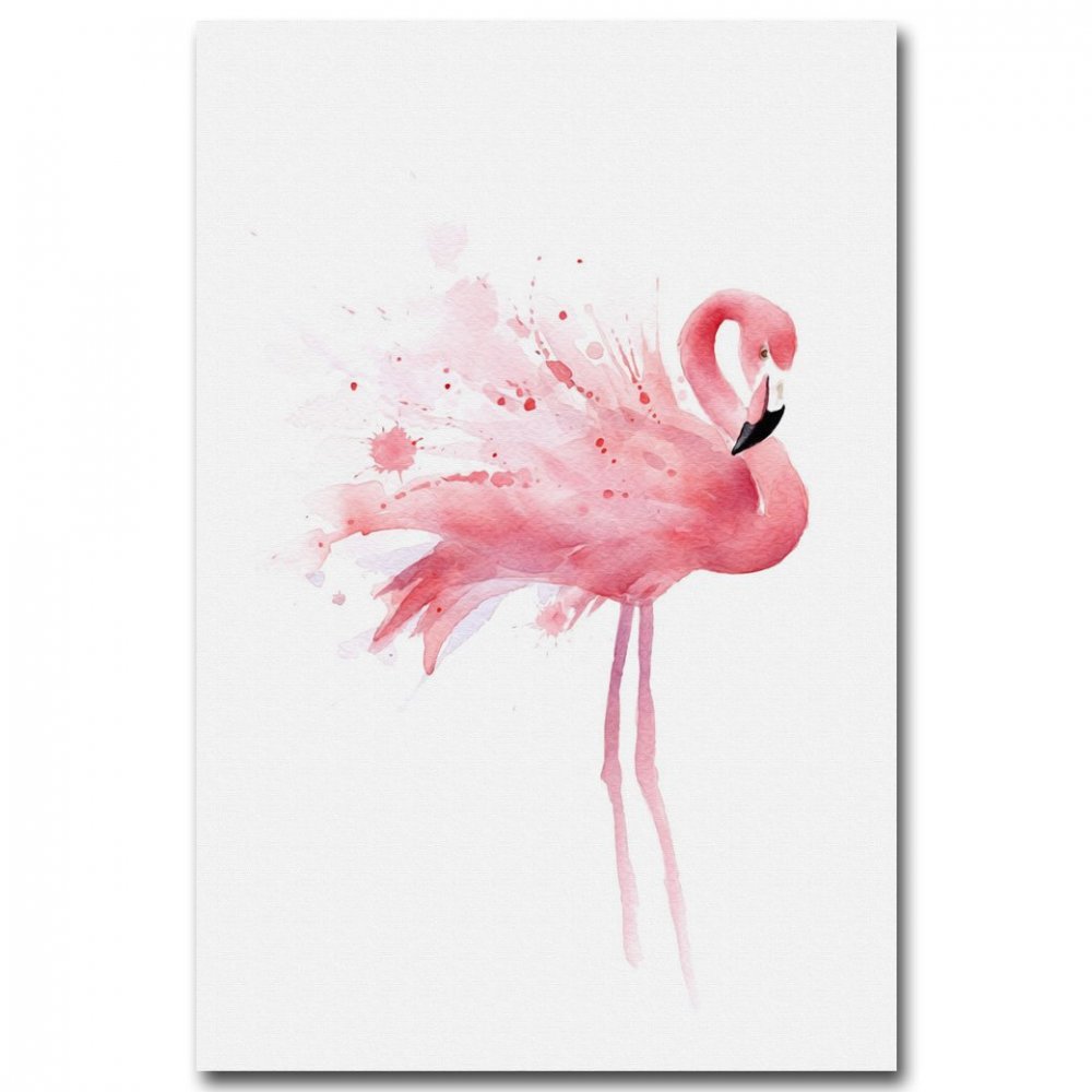 Цифровой рисунок Фламинго
