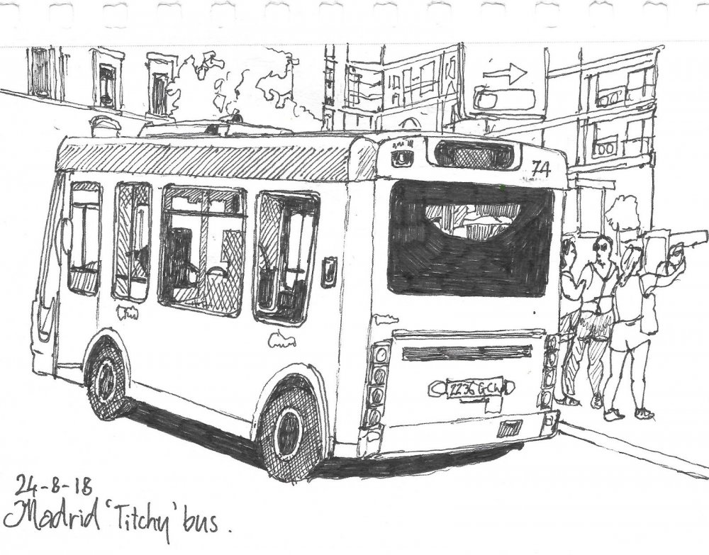 Зарисовки общественного транспорта