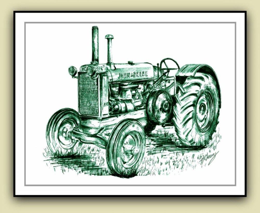 Графический рисунок трактора