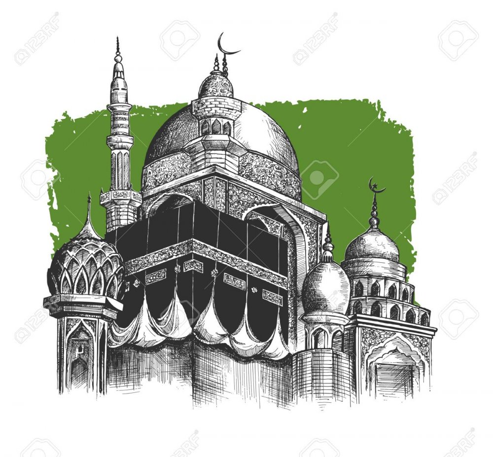 Мусульманский храм схематично