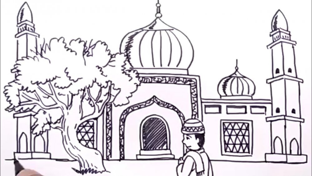 Рисунки для торта мечеть