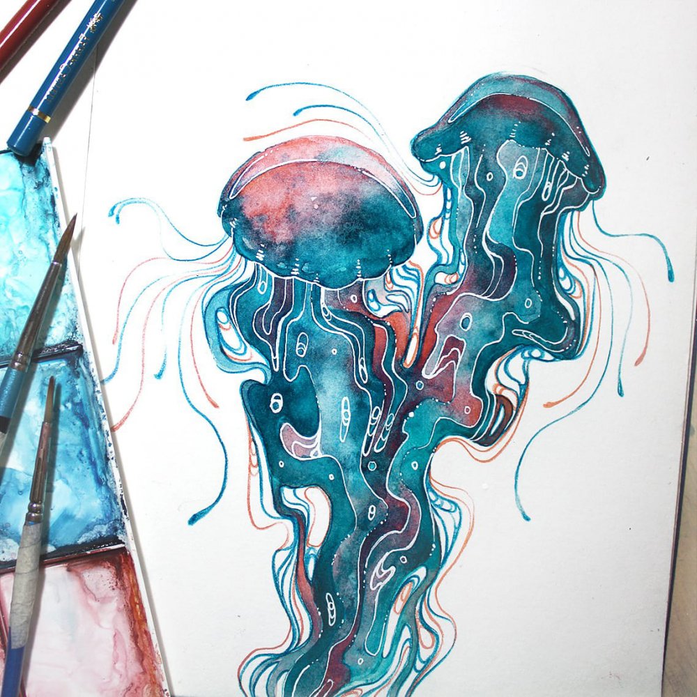 Медуза стилизация