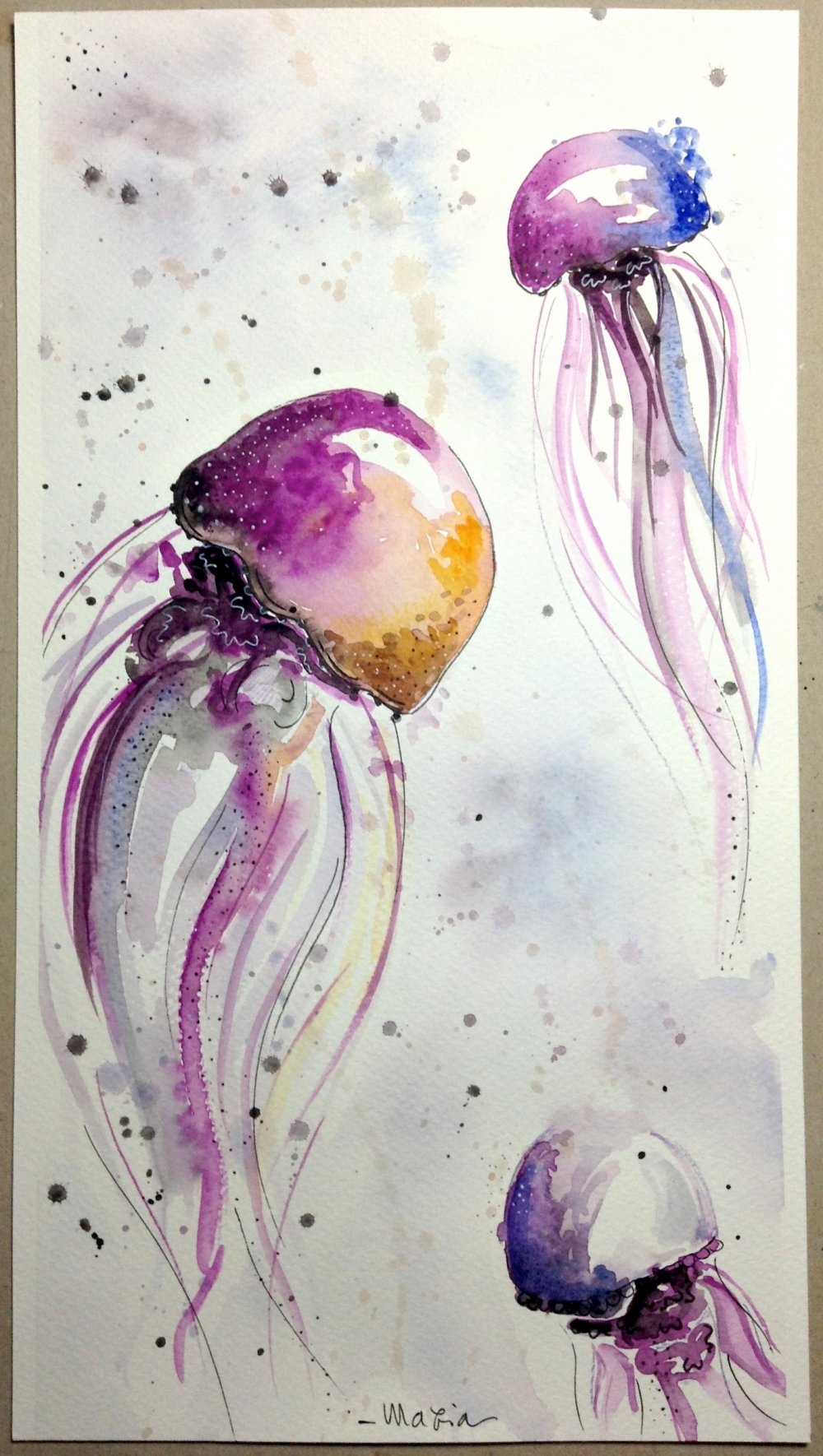 Медуза батик