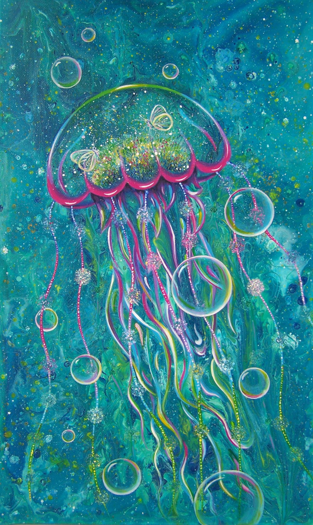 Цветные медузы