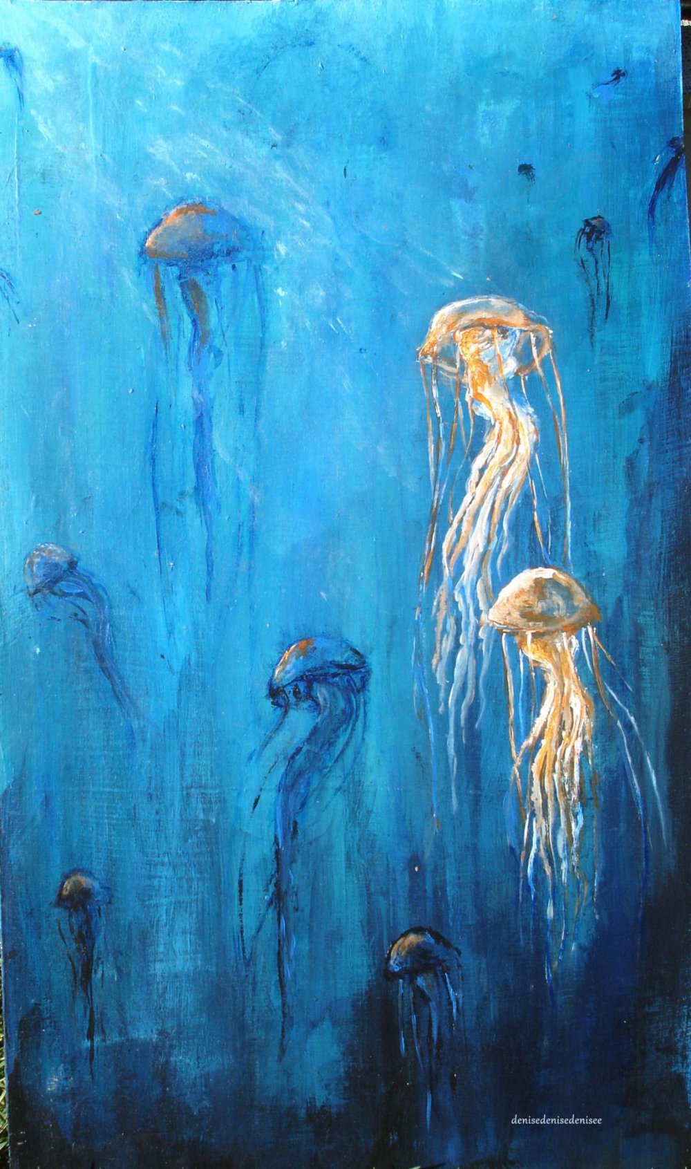 Медуза акрилом