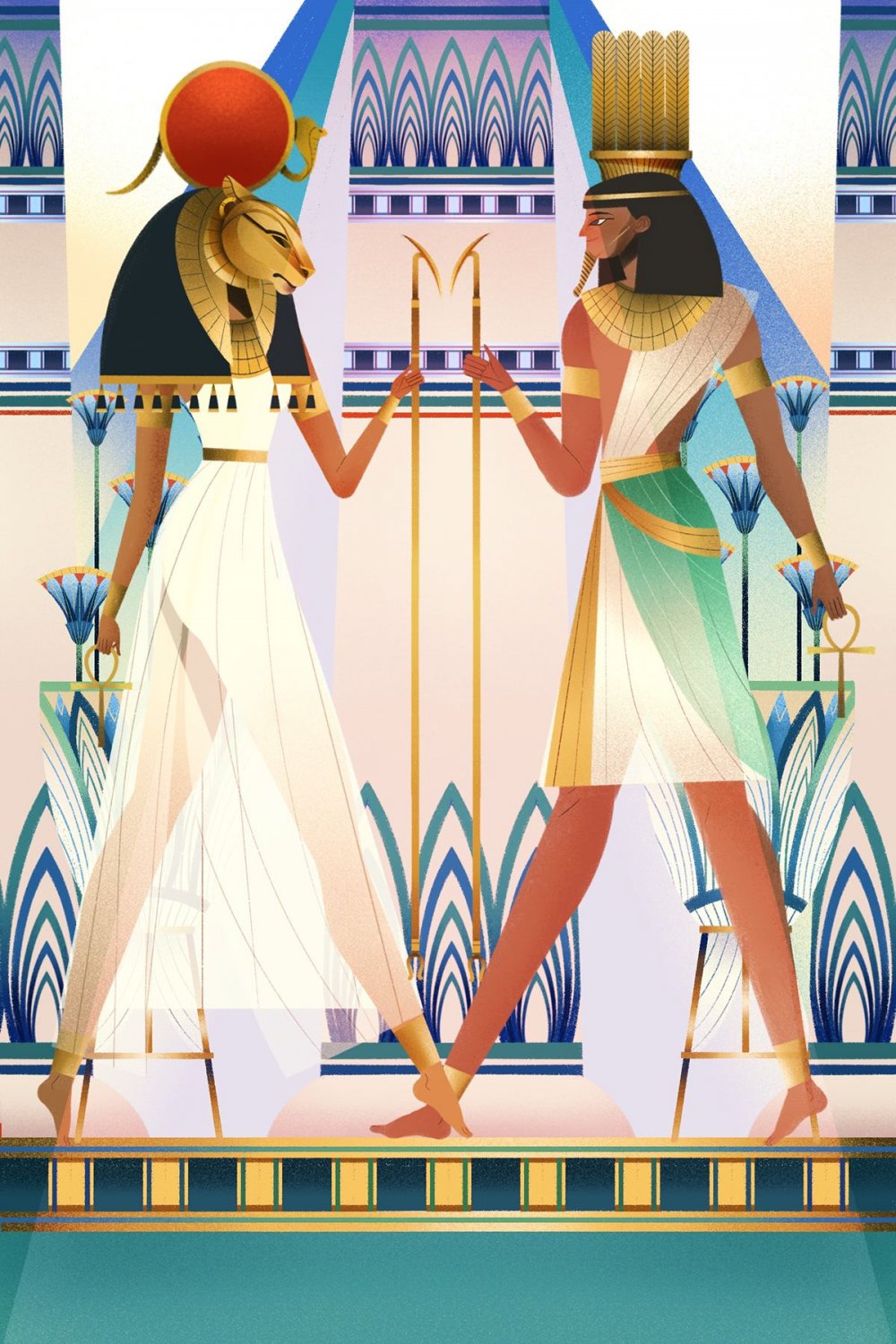 Нефертити и Клеопатра