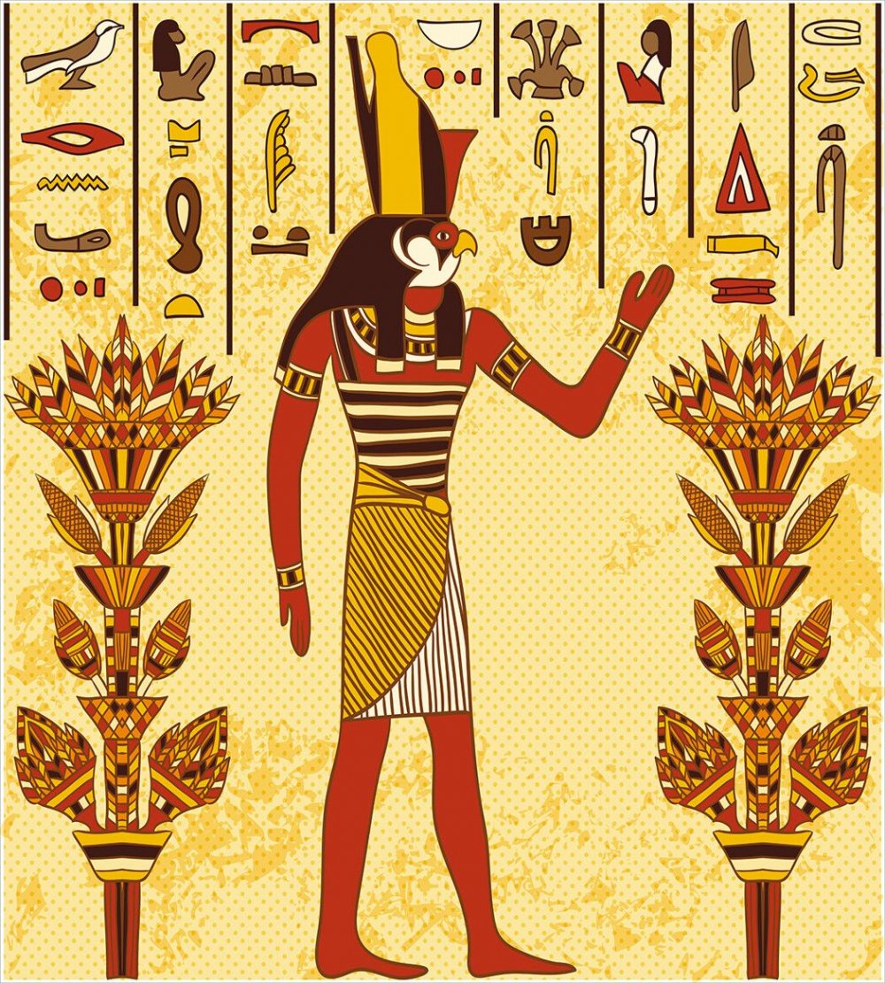 Древнеегипетские фрески ра