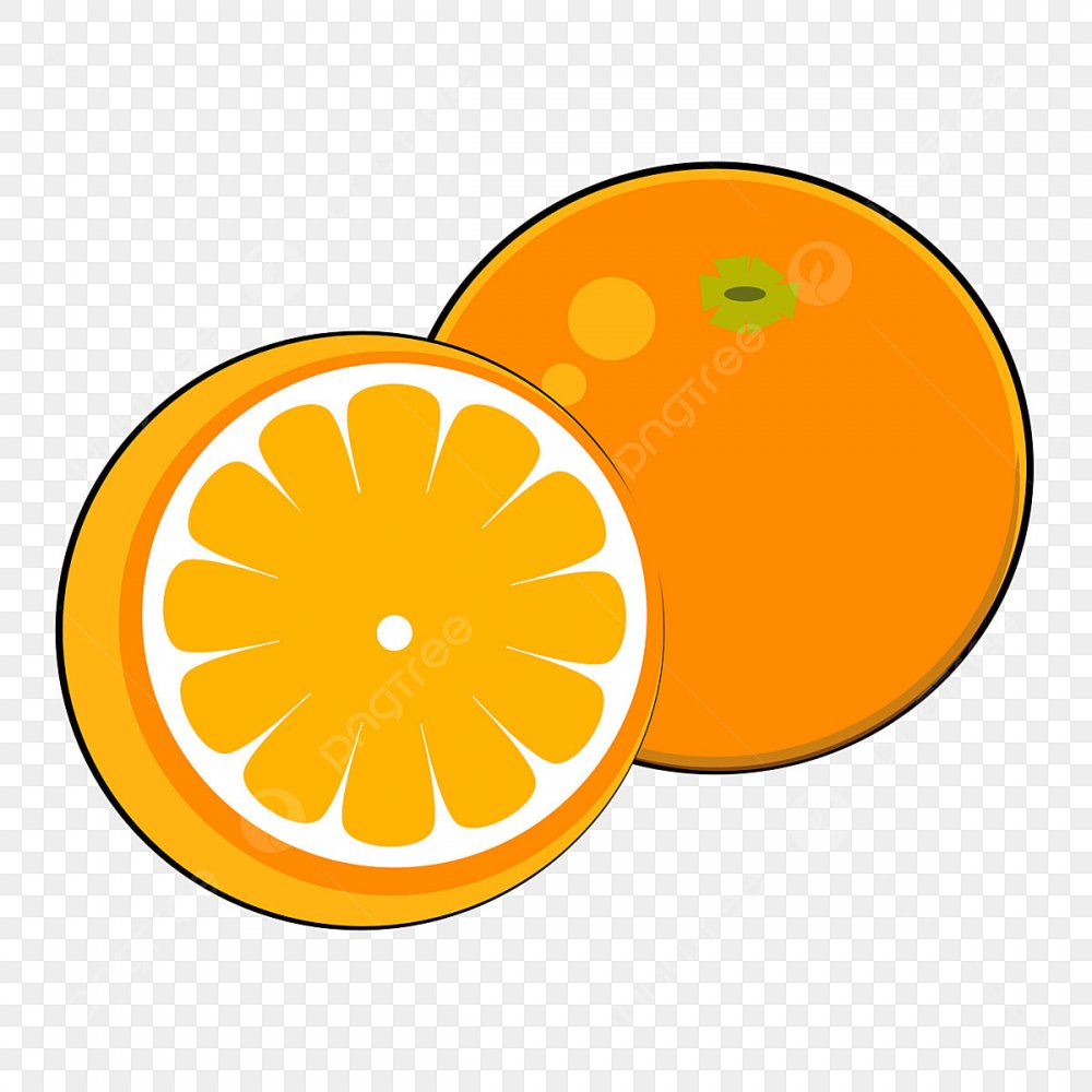 Нарисовать апельсин маленький