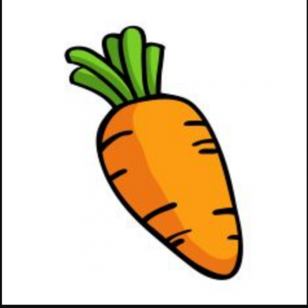 Морковь раскраска для детей