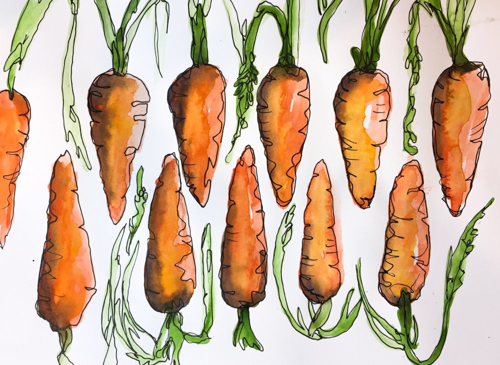 Морковка из мультика