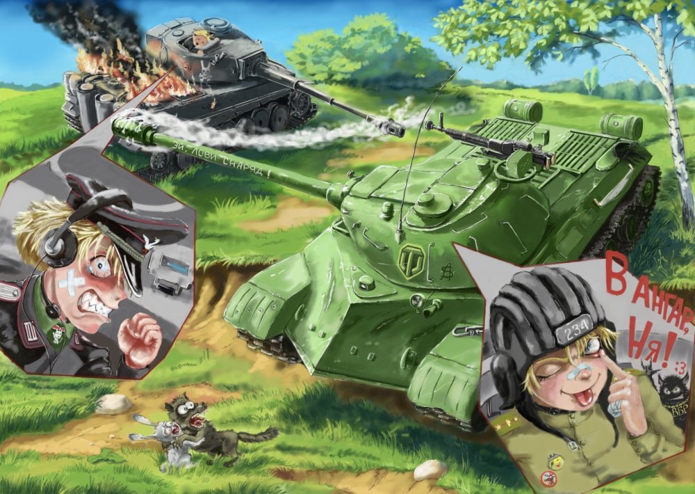 Girls und Panzer Катюша и т 34