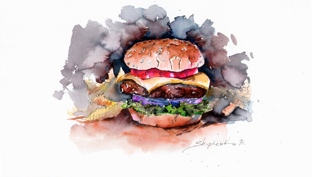 Гамбургер в живописи
